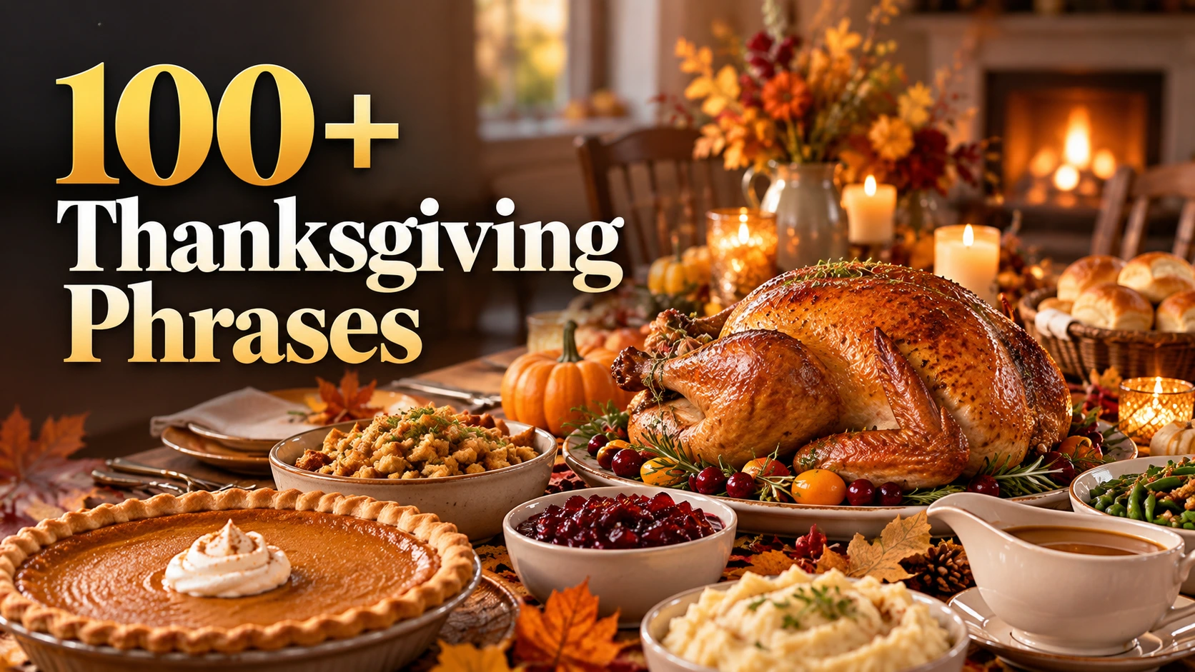 100+ Thanksgiving Phrases for Family, Friends & Cards