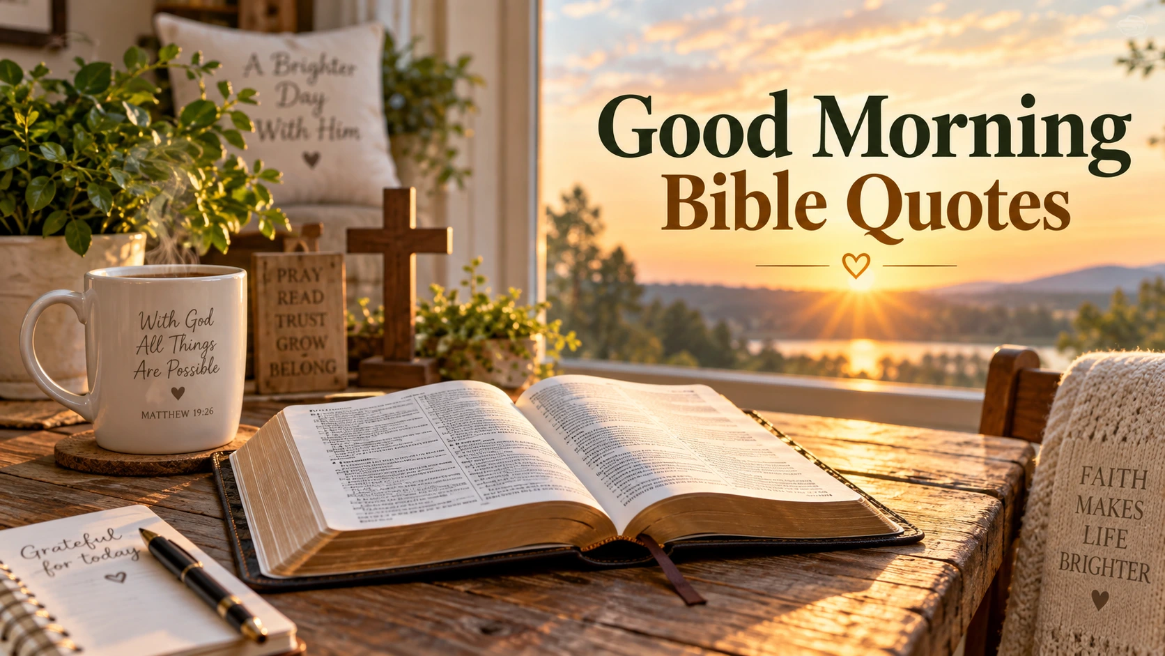 Bible Quotes Good Morning: 50+ Verses, Blessings & Messages