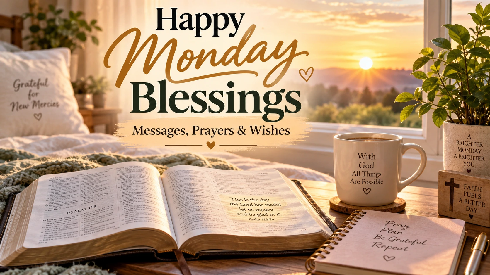 Happy Monday Blessings: 50+ Messages, Prayers & Wishes