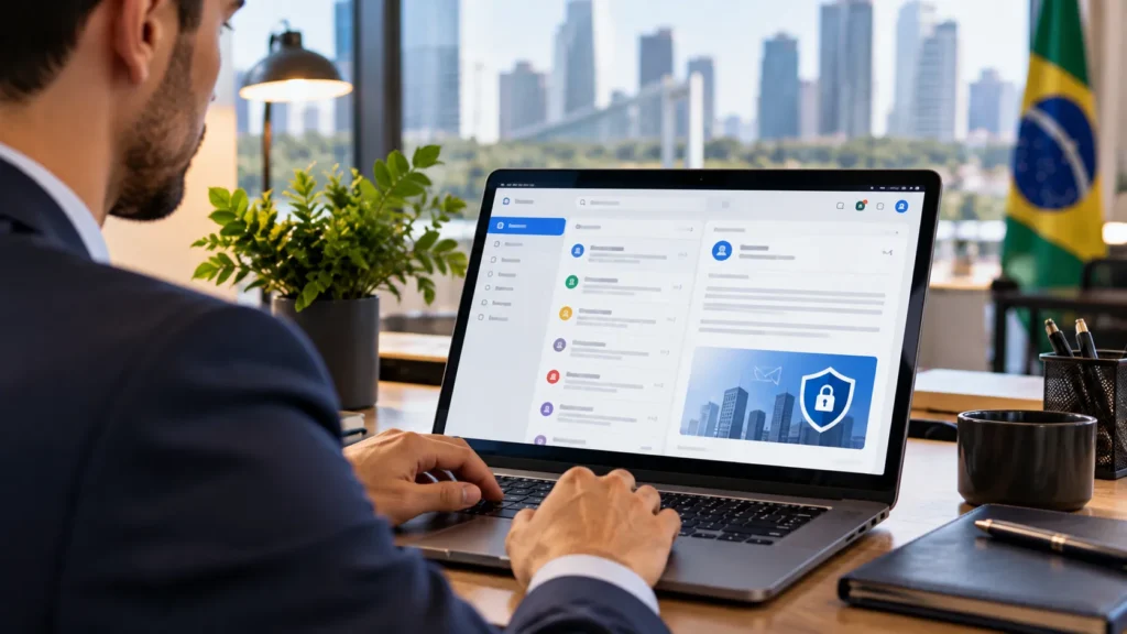 Magazine Luiza corporate email domain and business communication