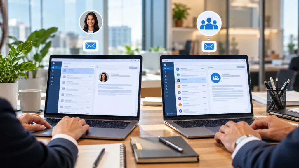 Magazine Luiza employee email and department contact comparison