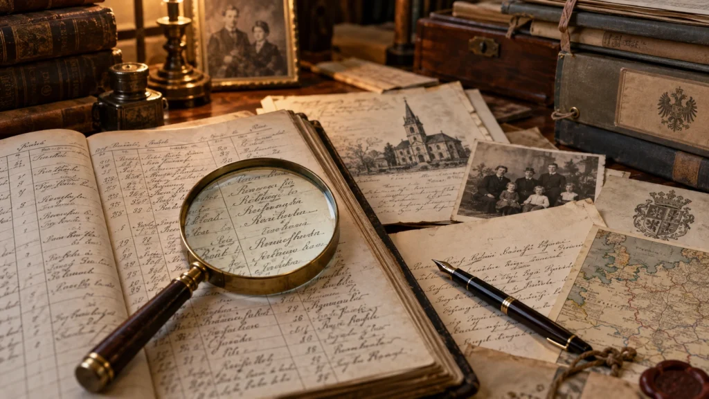 Peitner spelling variations Peintner and Peithner in genealogy records