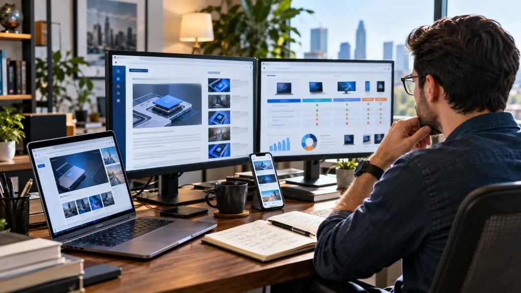 Verifying technology information and sources online